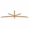 Ekena Millwork Alberta Smooth Timber Gable Bracket, Western Red Cedar, 108"W x 27"H x 1 1/2"D x 3 1/2"F, 6/12 Pitch GBW108X27X0204ALB00SWR - alternate 1